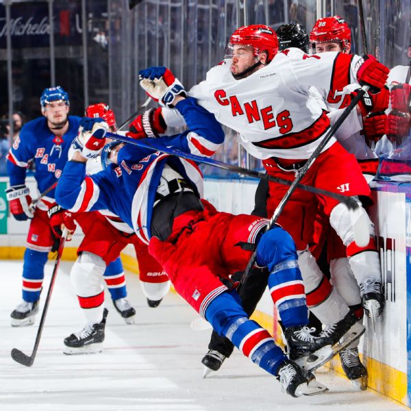 DeAngelo riles up MSG crowd in Hurricanes’ loss