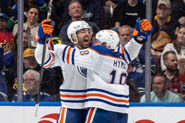 Bouchard’s OT goal caps rally as Oilers tie series