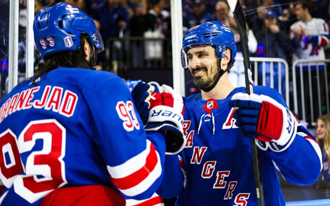 ‘I could see his number in the rafters’: Chris Kreider establishing his place among all-time Rangers playoff greats