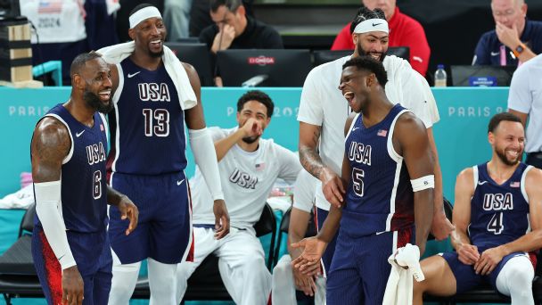 LeBron, Edwards inch closer to gold: Takeaways from Team USA’s quarterfinal win